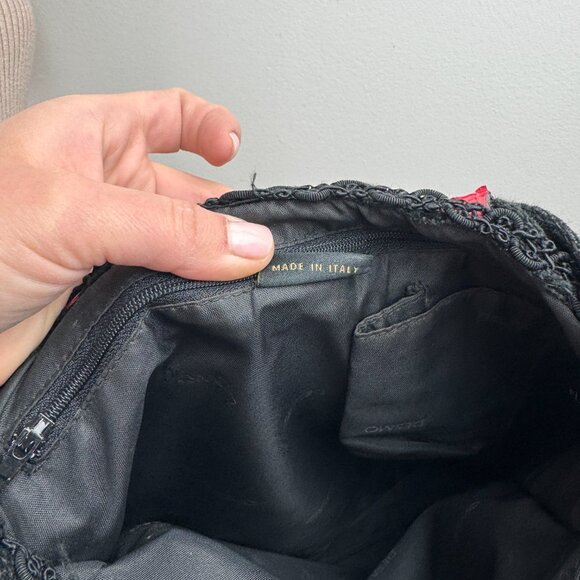 Desmo Tote Bag Black Embellished Flower Python - Picture 12 of 12